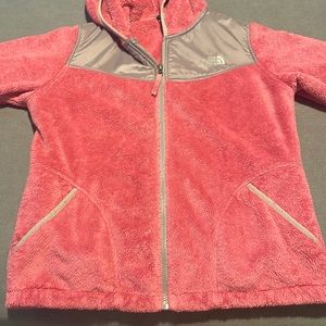 Pink north face jacket